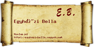 Egyházi Bella névjegykártya